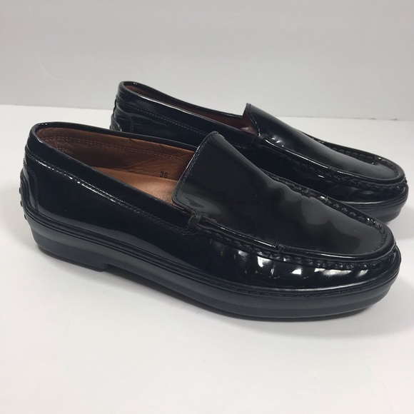 tod's leather driving shoes